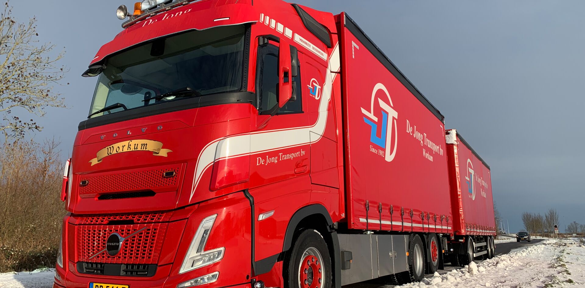 Aflevering de Jong transport Workum