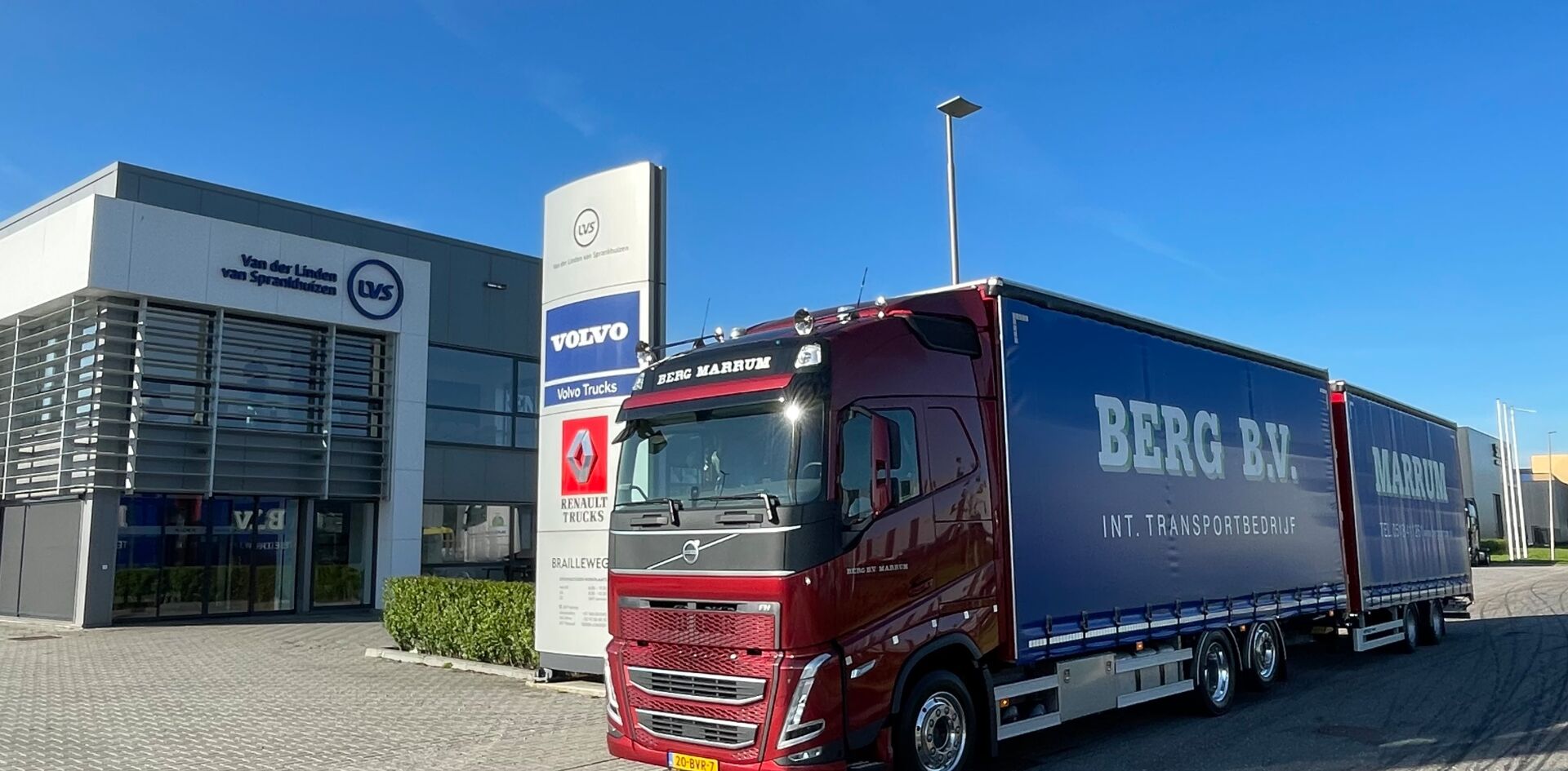 Aflevering Berg transporten BV Marrum