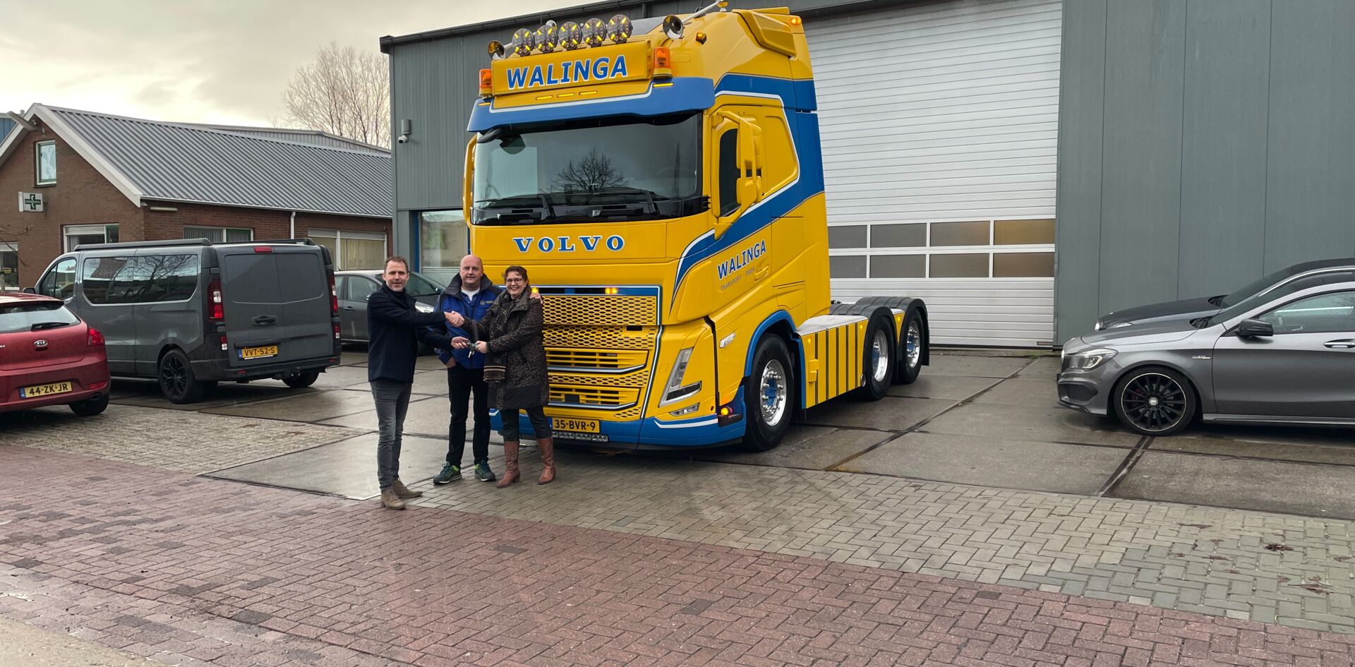 Aflevering Walinga transport BV  Sneek