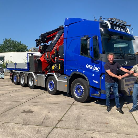 Aflevering Gerjac Transport en Kraanverhuur B.V.