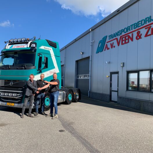 Aflevering Transportbedrijf A.V. Veen & Zoon
