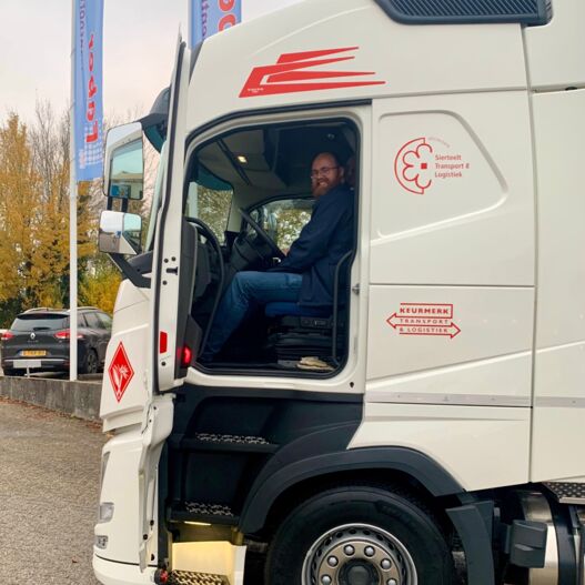 Aflevering Faber Bloementransport 