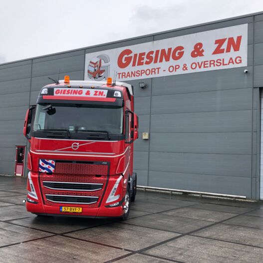 Aflevering Giesing & Zn transport Sint Annaparochie