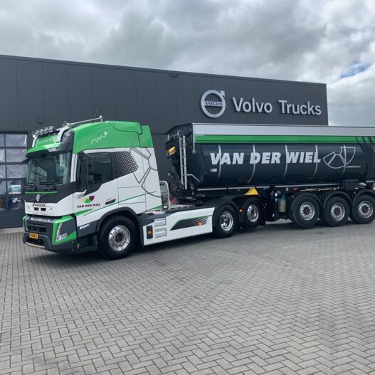 Aflevering van der Wiel Transport B.V.