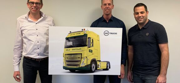 Kistjes transport Vels Transport gaat elektrisch rijden met Volvo Trucks