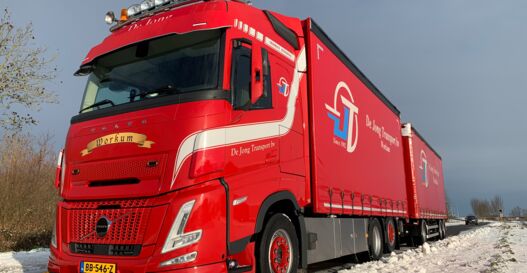 Aflevering de Jong transport Workum
