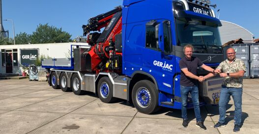 Aflevering Gerjac Transport en Kraanverhuur B.V.