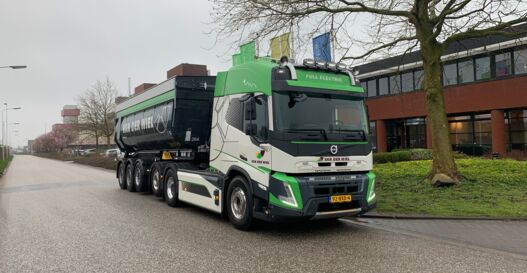 Aflevering van der Wiel transport B.V.